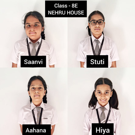 St. Mark's World School, Meera Bagh - Class 8 Winners of Mathematics Quiz : Click to Enlarge