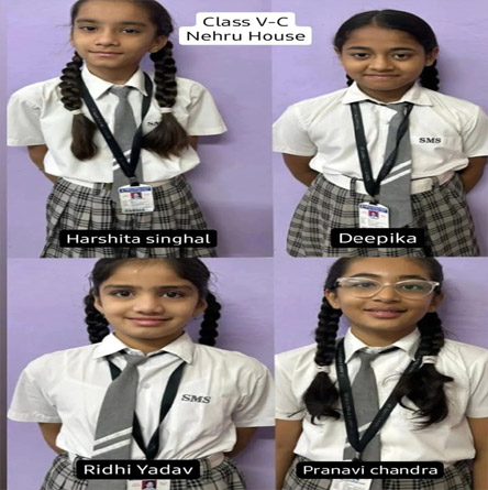 St. Mark's World School, Meera Bagh - Class 5 Winners of Science Quiz : Click to Enlarge