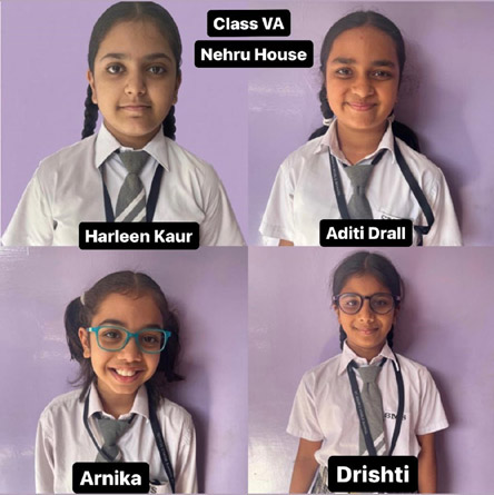 St. Mark's World School, Meera Bagh - Class 5 Winners of Science Quiz : Click to Enlarge