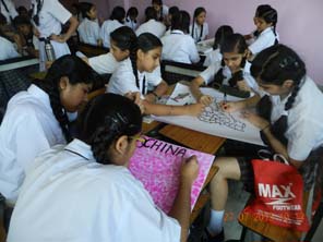 SMS Girls School - Science Quest 2015 for Classes VI to XII - Mapping Scientific Resources : Click to Enlarge