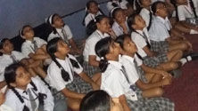 SMS Girls School - Mobile Planetarium Show for Classes Seedling to V : Click to Enlarge