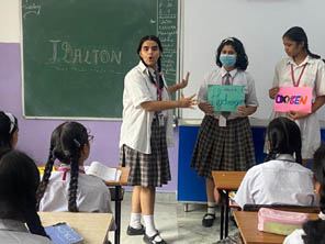 St. Mark's Girls School - Science Quest: Character Dramatisation : Click to Enlarge