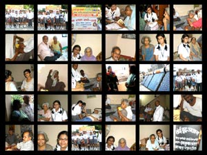 SMS Girls School - Visit to Old Age Home : Click to Enlarge