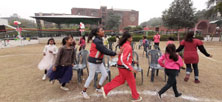 SMS Girls School, Meera Bagh - Christmas Celebration with the Children of Project Udaan : Click to Enlarge