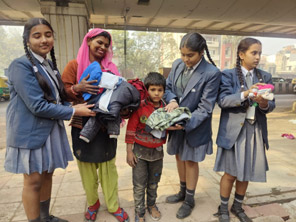 St.Marks World School Meera Bagh - Clothing Drive : Click to Enlarge