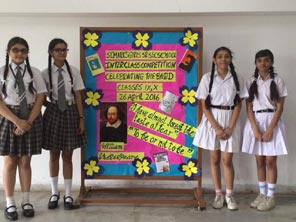 St. Mark’s Girls Sr. Sec School, Meera Bagh - Celebrating the bard : Click to Enlarge
