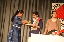 SMS, Girls School - Students of Class IX presented a series of plays on the theme Thriller : Click to Enlarge