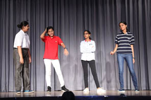 SMS, Girls School - Plays by Class IX students : Click to Enlarge