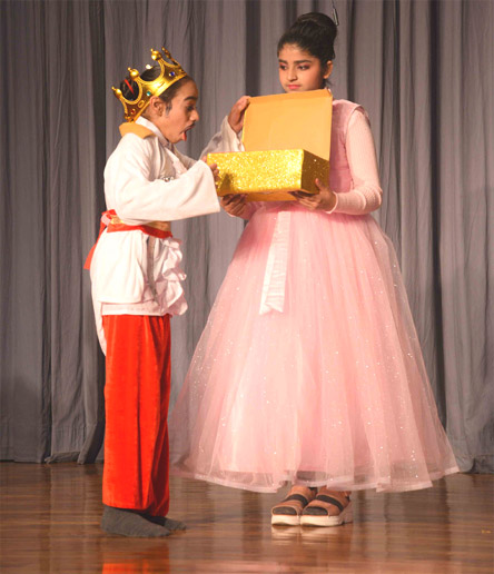 SMS, World School - English Play by Class 4 : Click to Enlarge