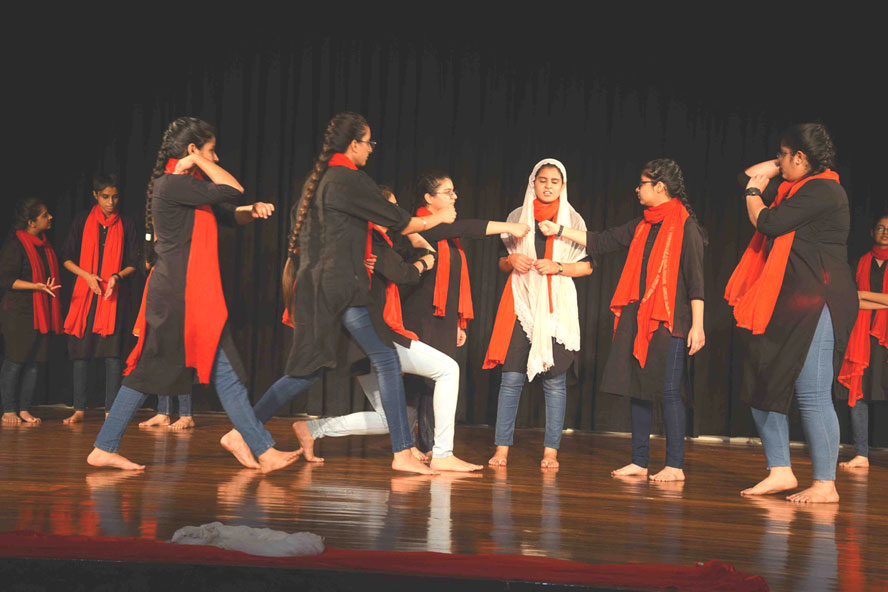SMS, World School - Street Plays by students of Class 12 : Click to Enlarge