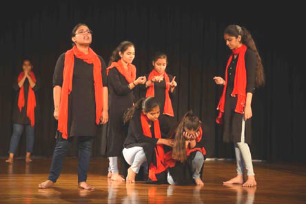 SMS, World School - Street Plays by students of Class 12 : Click to Enlarge