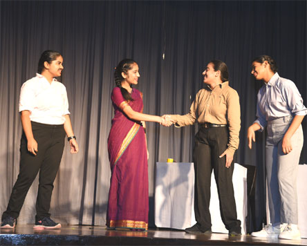 SMS, World School - Play by students of Class 9 : Click to Enlarge