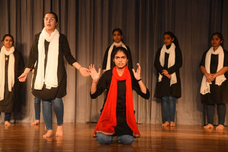 St. Mark's World School, Meera Bagh - Street Play by Class XI Students : Click to Enlarge