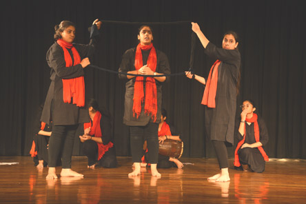 St. Mark's World School, Meera Bagh - Street Plays by Class 10 students : Click to Enlarge