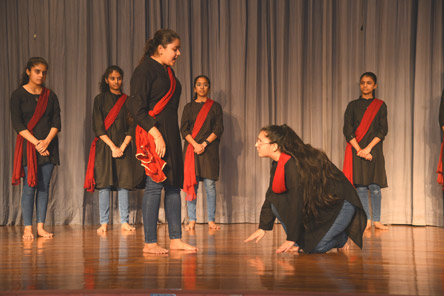 St. Mark's World School, Meera Bagh - Street Plays by Class 10 students : Click to Enlarge