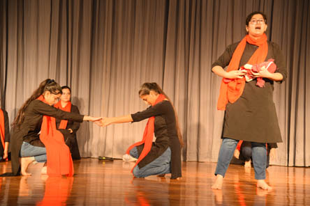 St. Mark's World School, Meera Bagh - Street Plays by Class 12 students : Click to Enlarge
