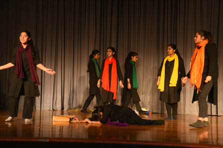 St. Mark's World School, Meera Bagh - Street Plays by Class 12 Humanities Stream students (Section A & B) : Click to Enlarge