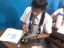 SMS Girls School - Mosaic Painting Workshop : Click to Enlarge