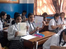 SMS Girls School - Mosaic Painting Workshop : Click to Enlarge