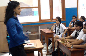 SMS Girls School - Workshop on How to improve concentration? for Class XI : Click to Enlarge