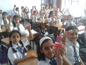SMS Girls School - Shilpkar Basket Making Workshop : Click to Enlarge