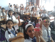 SMS, Girls School - Shilpkar Basket Making Workshop : Click to Enlarge