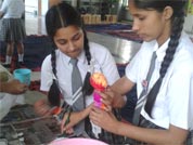 SMS Girls School - Tie and Dye Workshop : Click to Enlarge