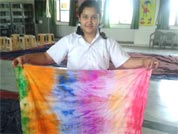 SMS, Girls School - Tie and Dye Workshop : Click to Enlarge