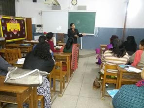 St. Mark's Girls School - Hindi- Sanskrit Workshop by Madhuban Publications : Click to Enlarge