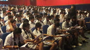 St. Mark's Girls School, Meera Bagh - Workshop on Digital Zombies for Classes IX and X  : Click to Enlarge