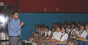 St. Mark's Girls School, Meera Bagh - Workshop on Careers for Class XII : Click to Enlarge