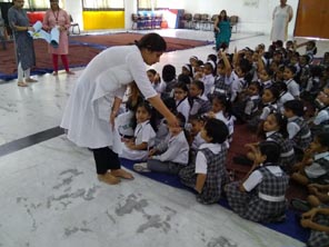 St. Mark's Girls School, Meera Bagh - Promoting Safety - Stage Two : a workshop for Class I : Click to Enlarge