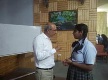 St. Mark's Girls School, Meera Bagh - A Workshop on Career in Television and Films : Click to Enlarge