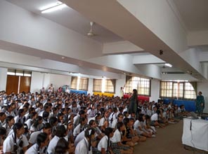 St. Mark's Girls School, Meera Bagh - Bhoomi ka Campaign - a step towards organic farming : Click to Enlarge