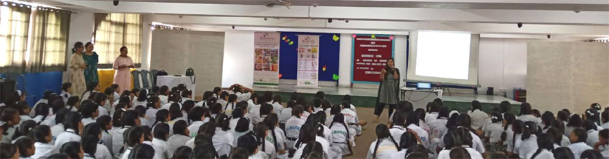 St. Mark's Girls School, Meera Bagh - Bhoomi ka Campaign - a step towards organic farming : Click to Enlarge