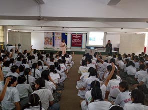 St. Mark's Girls School, Meera Bagh - Bhoomi ka Campaign - a step towards organic farming : Click to Enlarge