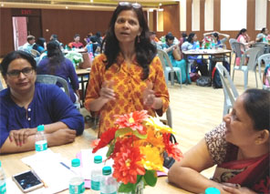 St. Mark's Girls School, Meera Bagh - Hindi workshop on Capacity Building : Click to Enlarge