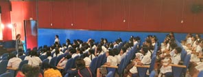 St. Mark's Girls School, Meera Bagh - Workshop on Menstrual Health and Hygiene : Click to Enlarge