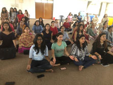 St. Mark's Girls School, Meera Bagh - Workshop on Stress Management : Click to Enlarge