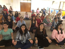 St. Mark's Girls School, Meera Bagh - Workshop on Stress Management : Click to Enlarge