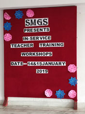 St. Mark's Girls School, Meera Bagh - Yoga Workshop : Click to Enlarge