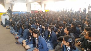 St. Mark's Girls School, Meera Bagh - A Talk on Fundamental Duties : Click to Enlarge