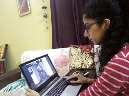St. Mark's Girls School, Meera Bagh - Webinar organised by Heart Care Foundation : Click to Enlarge