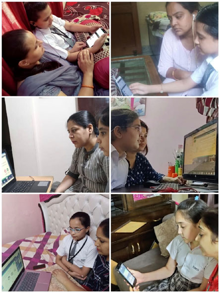 St. Mark's Girls School, Meera Bagh - Virtual Mother-Daughter Workshop on Health and Hygiene : Click to Enlarge