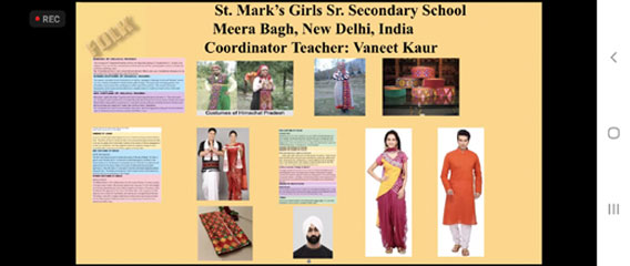 St. Mark's Girls School, Meera Bagh - Virtual Project Exhibition by IEARN-USA : Click to Enlarge