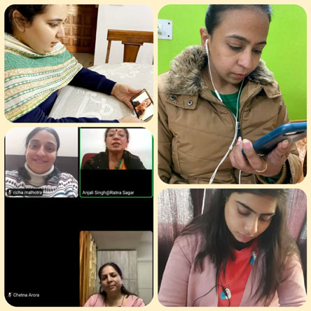 St. Mark's Girls School, Meera Bagh - Workshop on Mental Health : Click to Enlarge