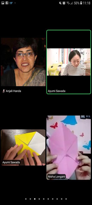 St. Mark's Girls School, Meera Bagh - Online Origami Workshop for Class 6 : Click to Enlarge