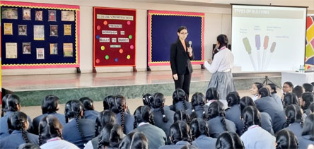St. Mark's World School, Meera Bagh - Bully to Buddy Workshop for Class VIII : Click to Enlarge