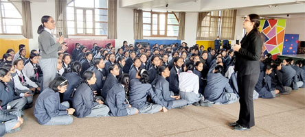 St. Mark's World School, Meera Bagh - Bully to Buddy Workshop for Class VIII : Click to Enlarge