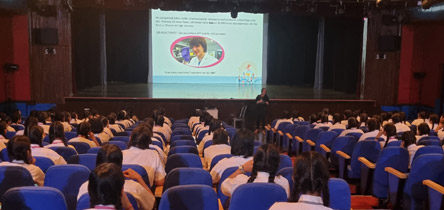 St. Mark's World School, Meera Bagh - Workshop on Attitude and Aptitude : Click to Enlarge